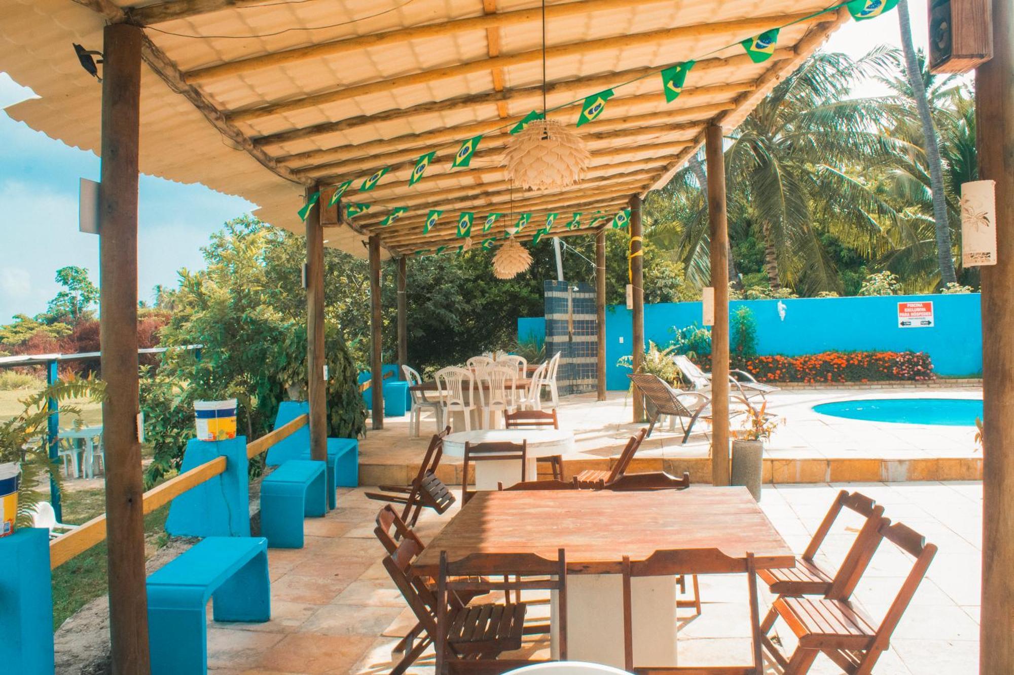 Pousada E Restaurante Sombra Dos Coqueiros Trairi Exteriör bild