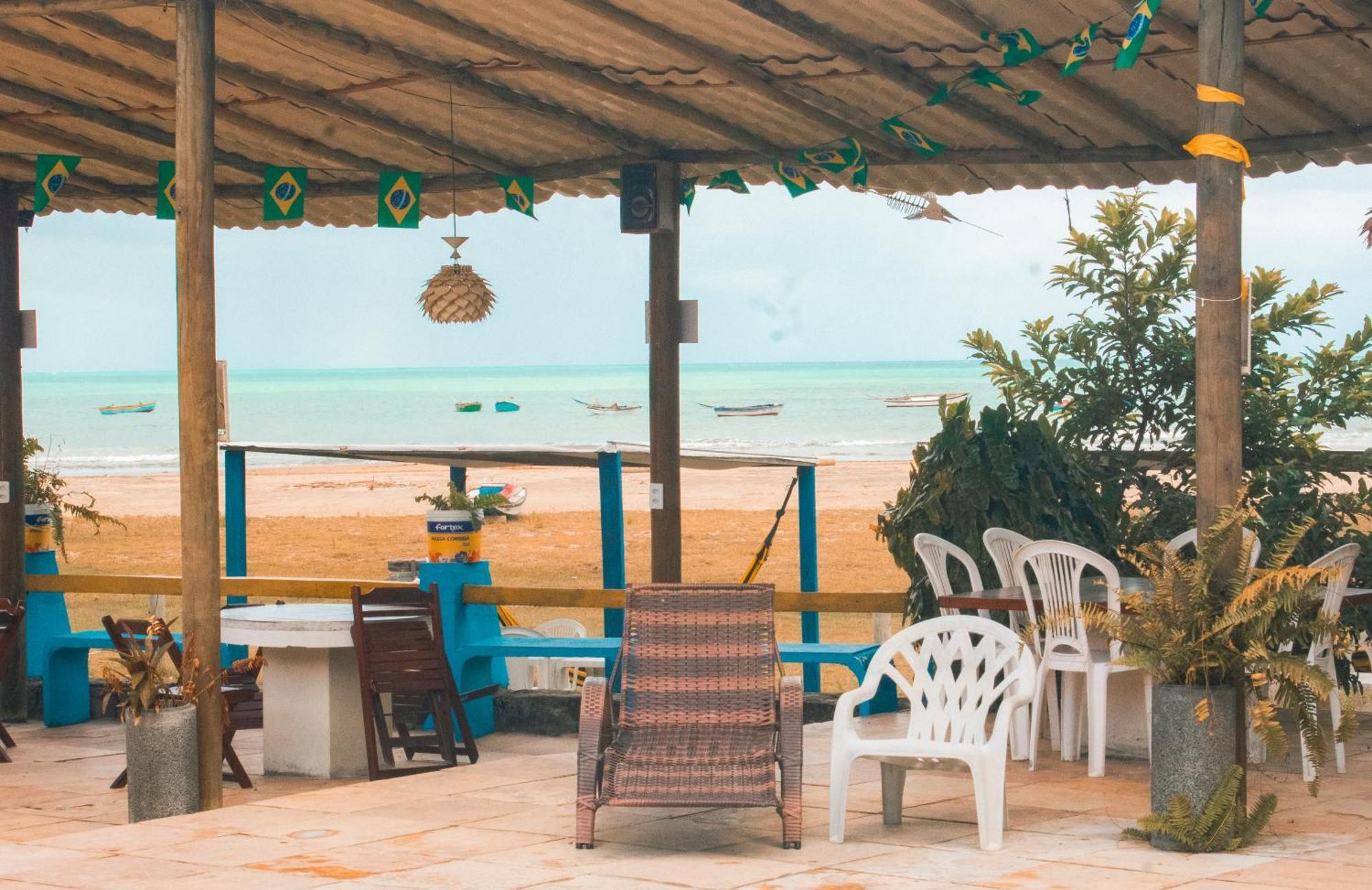 Pousada E Restaurante Sombra Dos Coqueiros Trairi Exteriör bild