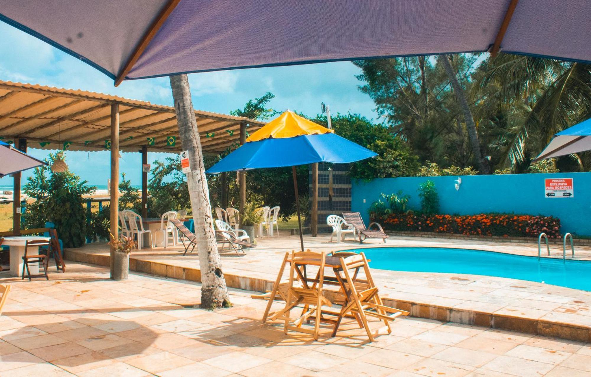 Pousada E Restaurante Sombra Dos Coqueiros Trairi Exteriör bild